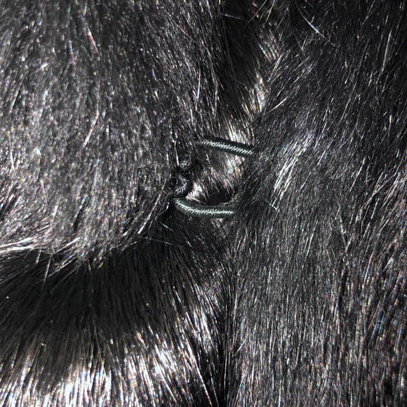 Real rabbit fur full length Coat - Picture 8 of 10